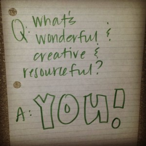 creative resourceful you